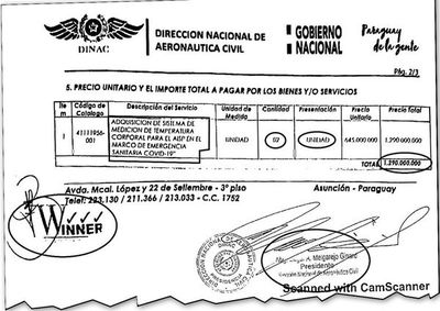 Senac abre investigación sobre la compra de termómetros en la Dinac - Nacionales - ABC Color