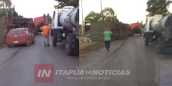AHORA: ACCIDENTE DE TRÁNSITO EN MARÍA AUXILIADORA.