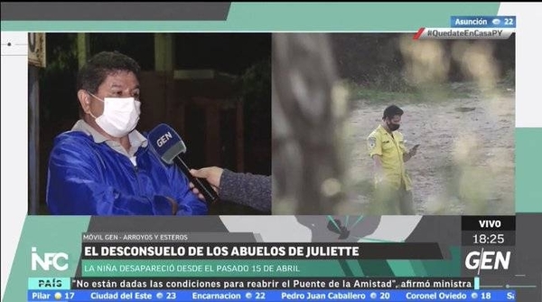 HOY / Abuelo de Juliette, Rufino Zapata, sobre la desaparición de su nieta: "Mi hija es una buena persona"