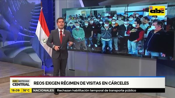 Reos exigen régimen de visitas en cárceles - ABC Noticias - ABC Color