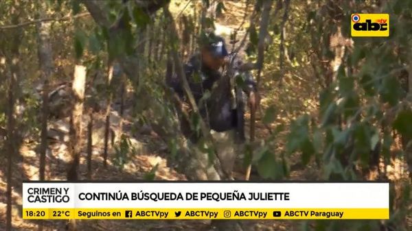 Continúa búsqueda de pequeña Juliette - Crimen y castigo - ABC Color