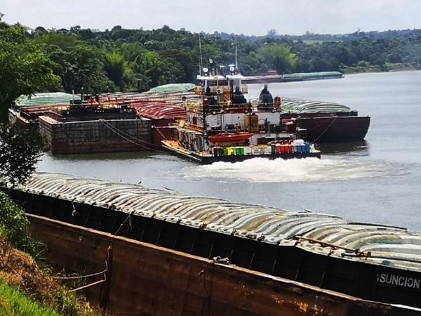 Hay 800.000 ton. de soja varadas en puertos y barcos