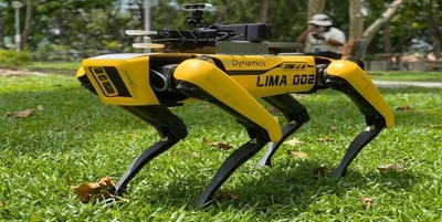 Un perro-robot mantiene la distancia social en los parques en Singapur » Ñanduti