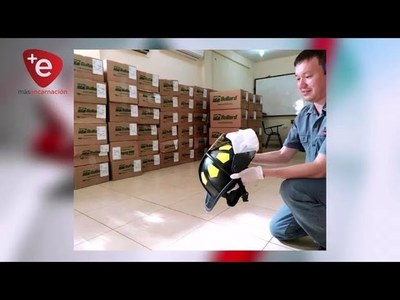 110 CASCOS LLEGARON DESDE EL EXTERIOR PARA EL CUERPO DE BOMBEROS DE ENCARNACIÓN.
