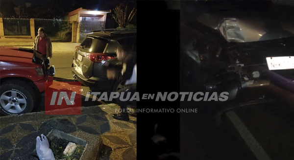 AGENTE DE TRÁNSITO PROTAGONIZÓ ACCIDENTE.