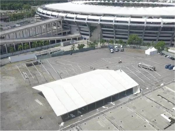 Río de Janeiro inaugura el hospital de campaña en el mítico Maracaná