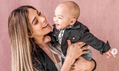 Male González emocionada con su primer “Día de la madre”