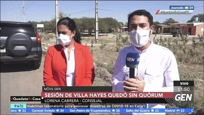 HOY / Sesión de la Junta Municipal de Villa Hayes quedó sin quórum