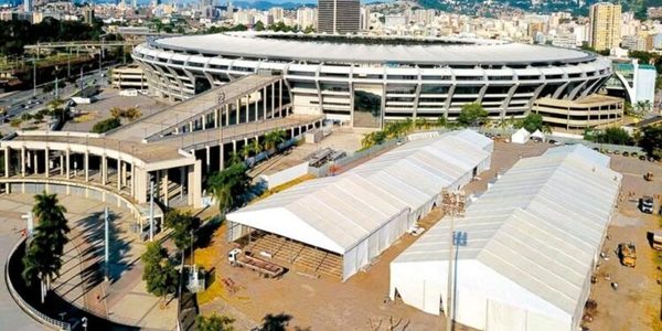 Río de Janeiro inaugura el hospital de campaña montado en el mítico Maracaná » Ñanduti