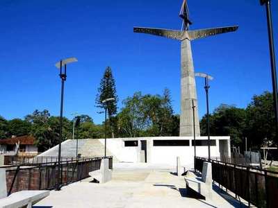 Levantan la ''Cruz-Cristo” de 31 metros de altura en Villa Florida Misiones - Digital Misiones