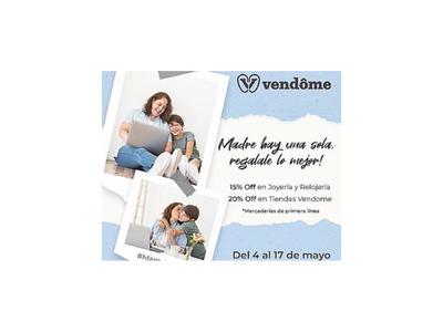 Vendôme presenta su promoción del Día de la Madre con descuentos