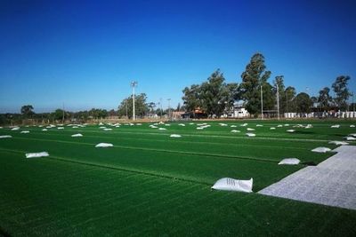 Cancha sintética: se reanudan las obras  en el Héroes de Curupayty - Deportes - ABC Color