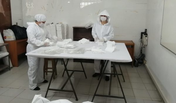 Empresas textiles elaboran tapabocas con sello de calidad