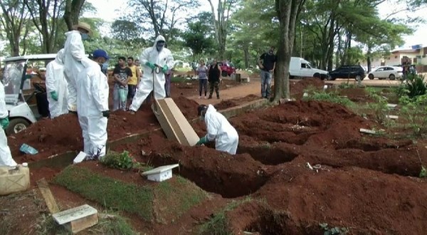 Hay más de 10.600 muertes en Brasil por coronavirus, y su presidente sigue diciendo que la pandemia es una neurosis - ADN Paraguayo