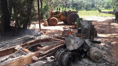 Ataque en Pedro Juan: Hallaron panfletos y no hubo secuestro - ADN Paraguayo
