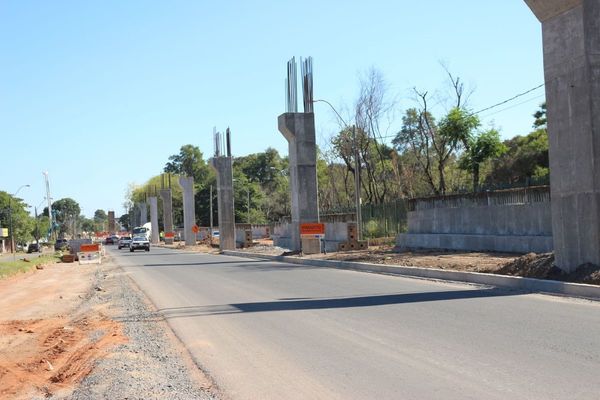 Culmina construcción de fundaciones para viaducto