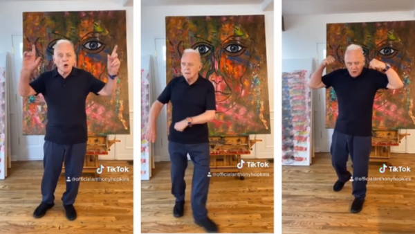 Anthony Hopkins se entrenó en Tik Tok a sus 82 años y retó a dos gigantes de Hollywood