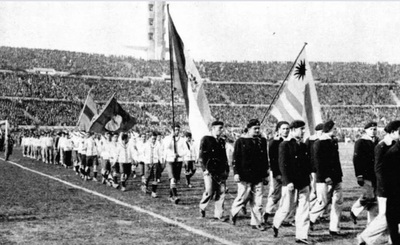 Recuerdos de la inauguración del primer Mundial