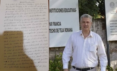 HOY / Acevedo dijo a policías que fue a Brasil "por motivos familiares" y que cumplirá cuarentena en su vivienda