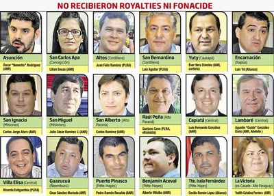 Unas 80 comunas no reciben dinero porque sus intendentes no rinden - Política - ABC Color