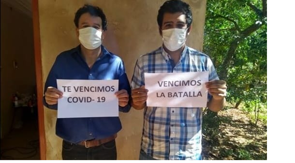 A 2 casi meses de aislamiento padre e hijo vencen al coronavirus