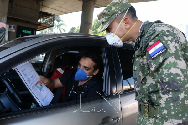 Realizan controles ante intenso movimiento vehicular sobre Acceso Sur