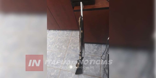 APREHENDEN A DOS HERMANOS TRAS AMENAZAR CON RIFLE A UNA FAMILIA, SEGÚN DENUNCIA
