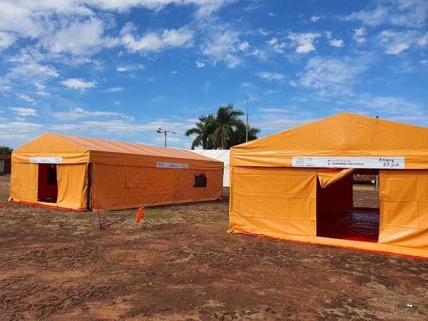Covid-19: Montan carpas para albergar a compatriotas que vienen del Brasil - Noticde.com