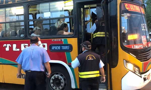 Dinatran confirma suspensión de servicios de buses de corta y larga distancia del 14 al 17