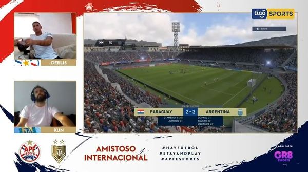 APF eSports: Derlis González cayó en amistoso ante el “Kun” Agüero - Megacadena — Últimas Noticias de Paraguay
