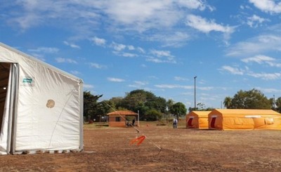 Instalan "ciudadela sanitaria" en costanera de Hernandarias