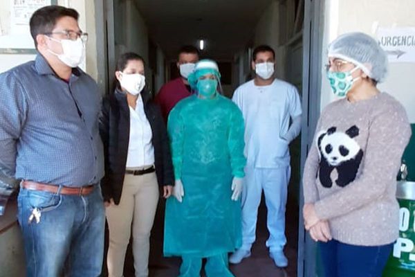 Puerto Casado recibe insumos de bioseguridad por parte de diputada