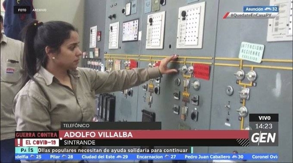 HOY / Adolfo Villalba, miembro del Sindicato de Trabajadores de la ANDE, denuncian supuesta sobrefacturación