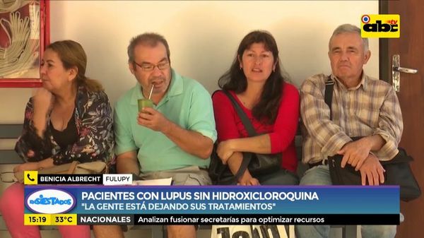 Pacientes de lupus, sin medicamentos - ABC Noticias - ABC Color