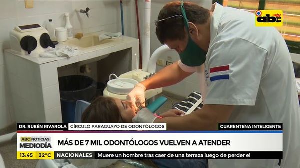 Más de 7.000 odontólogos vuelven a atender - ABC Noticias - ABC Color