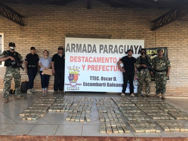 Decomisan cerca de 200 kilos de marihuana en Alto Paraná