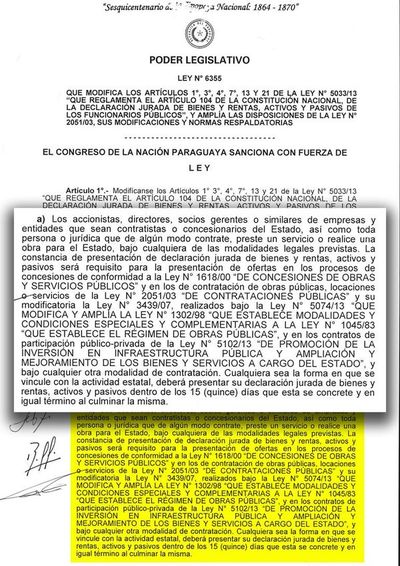 Grupo de contratistas del Estado accionan contra exigencia de presentar DD.JJ. - Nacionales - ABC Color