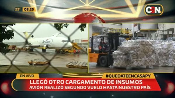 Llegan aviones con insumos médicos y verifican cargas