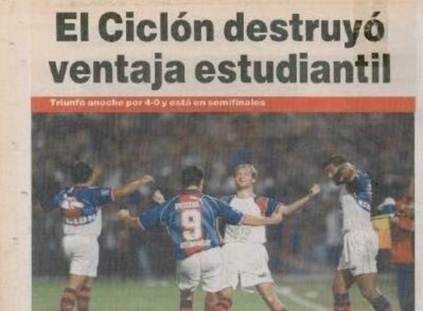 HOY / La espectacular remontada del Ciclón en el 99