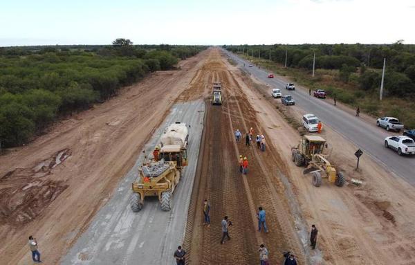 Avanzan trabajos de ampliación de la Ruta Transchaco