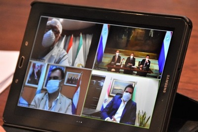GOBERNADOR DE ITAPÚA PARTICIPÓ DE REUNIÓN VIRTUAL CON EL PRESIDENTE DE LA REPÚBLICA