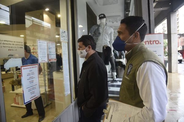 COVID-19: verifican locales comerciales en Asunción - Nacionales - ABC Color