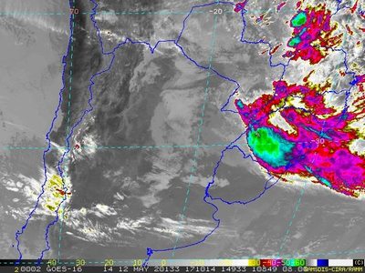 La jornada continuará con lluvias, tormentas eléctricas y vientos fuertes - Nacionales - ABC Color