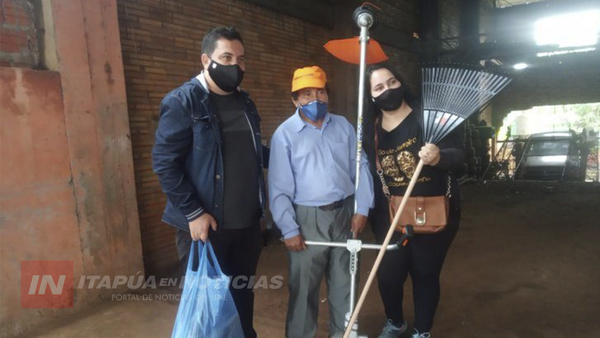 FINGIERON DARLE UN TRABAJO Y LE ROBARON SU DESMALEZADORA.