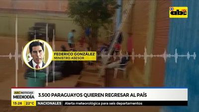 3.500 paraguayos quieren regresar al país - ABC Noticias - ABC Color