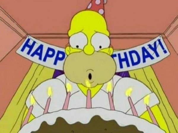 El mundo celebra el cumpleaños de Homero Simpson