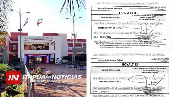 GOBERNACIÓN ANTICIPA RENDICIÓN DE FONACIDE Y ROYALTIES