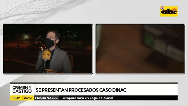 Se presentan procesados en caso Dinac - Crimen y castigo - ABC Color