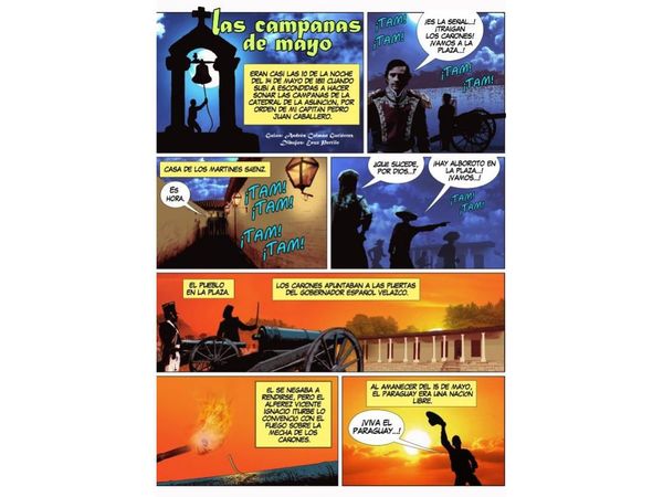 Cómic inspirado en la  Independencia aparecerá en ÚH