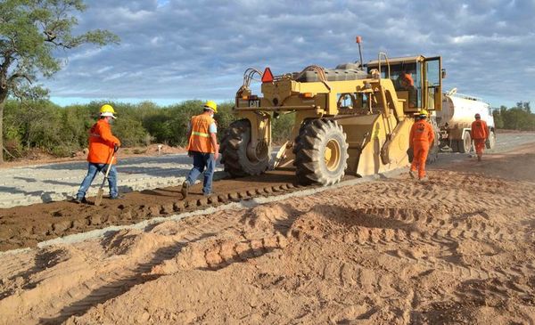 Falta de agua dificulta trabajos de  reconstrucción de Ruta Transchaco - Interior - ABC Color